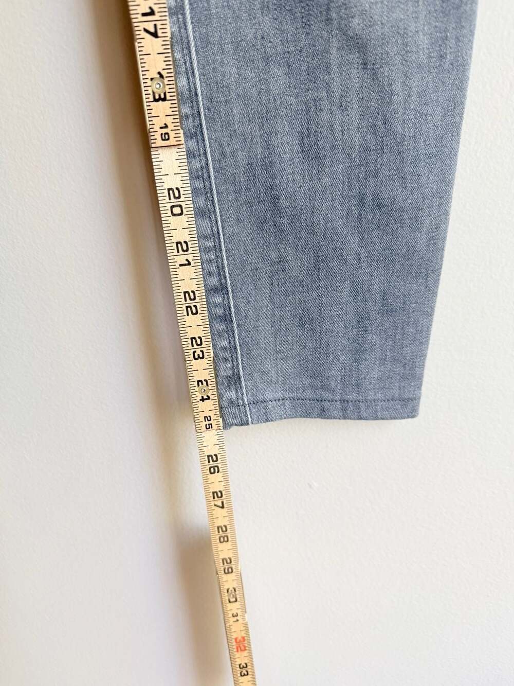Lucky Brand Brooke Legging Grey Candiani Denim Ankle Jeans Size 0/25 - Picture 4 of 6